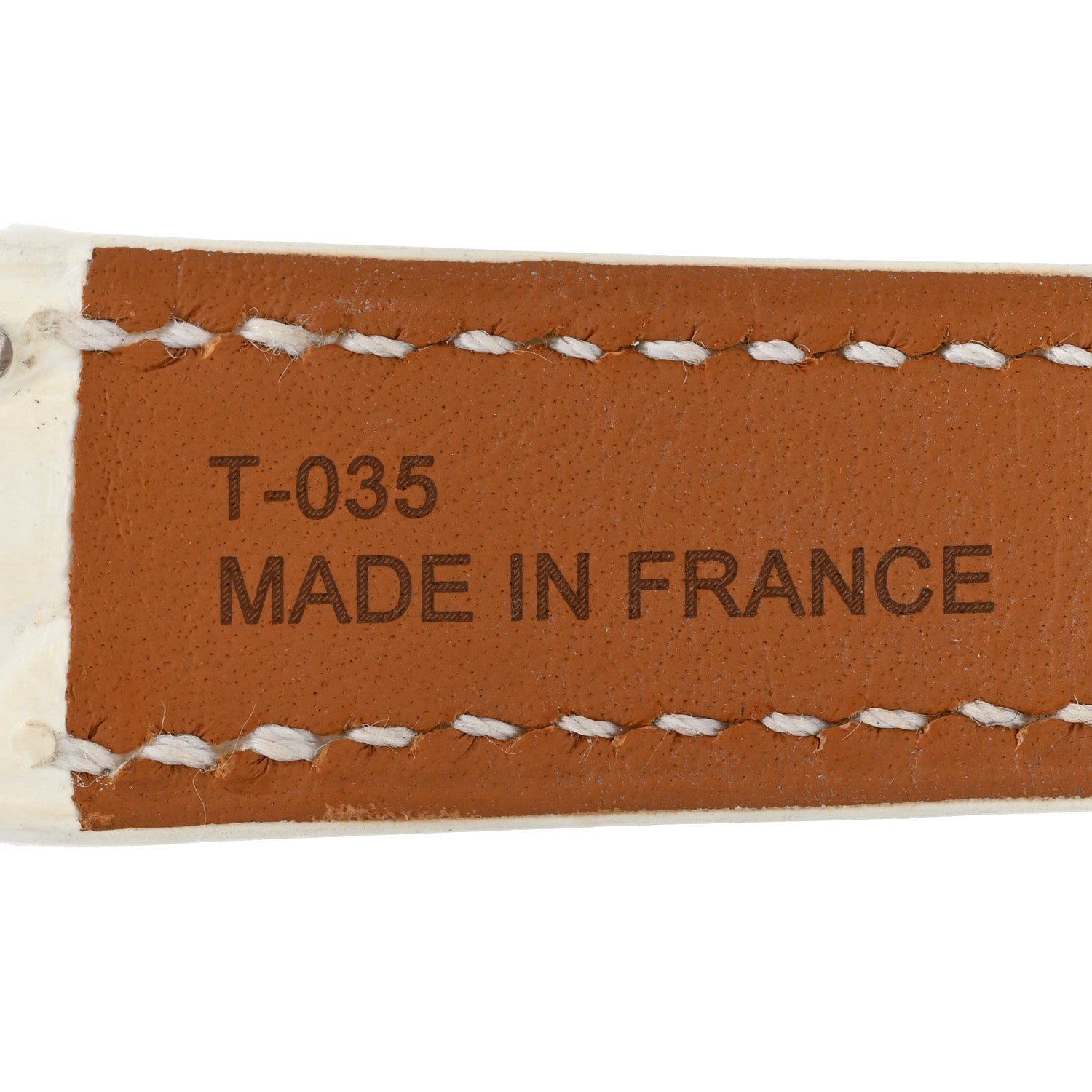 Hermes Alligator Heure H Hour Watch 30mm Strap White 5 of 9