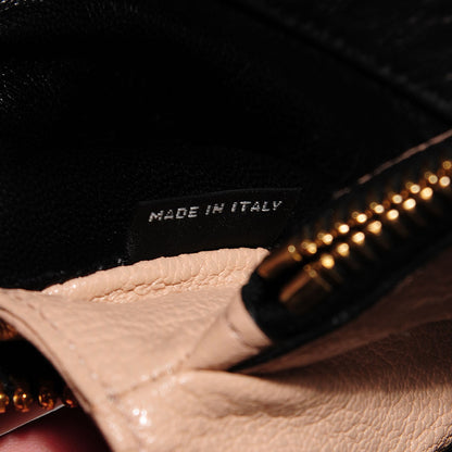 Miu Miu Goatskin Madras Top Handle Tote Cammeo Nero Black 7 of 8