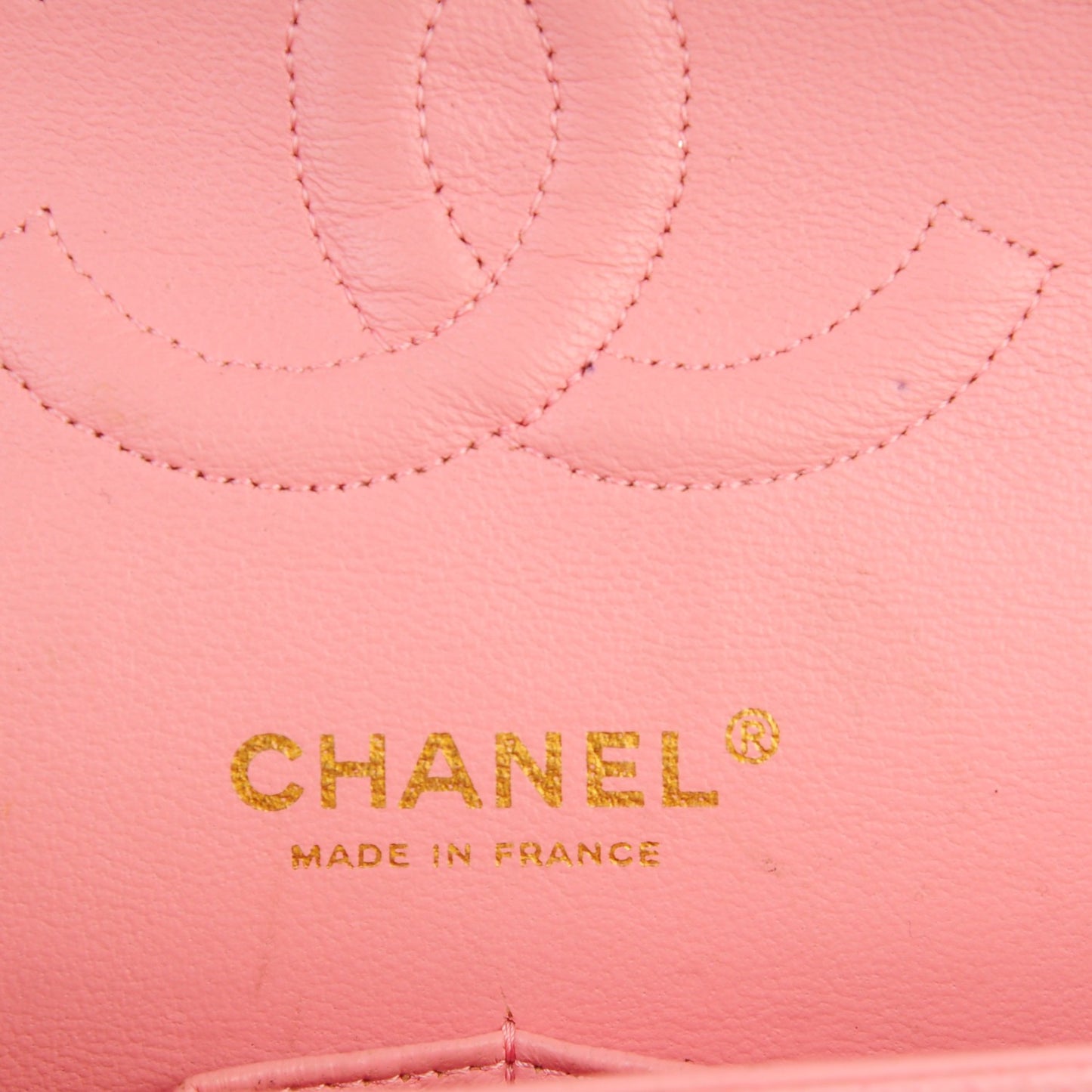 Caviar Quilted Medium Double Flap Pink