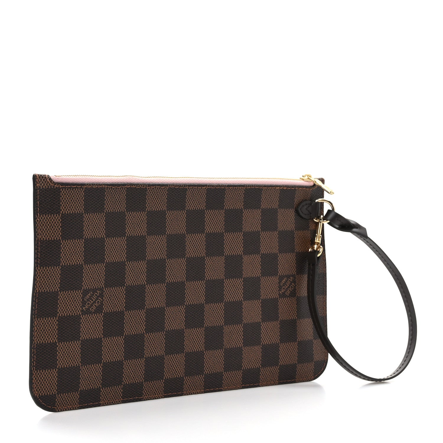 Louis Vuitton Damier Ebene Neverfull MM GM Pochette Rose Ballerine 3 of 6