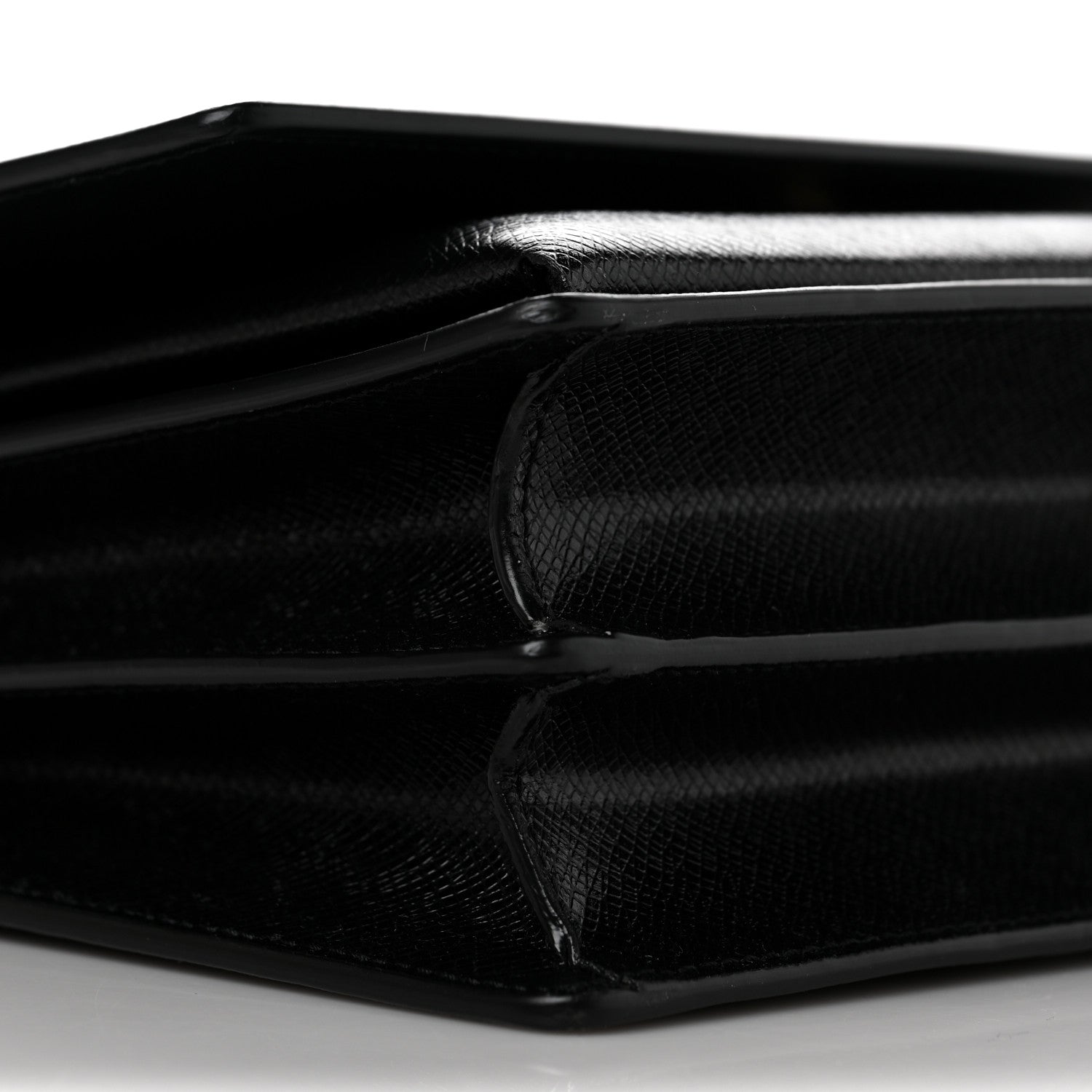 Saint Laurent Coated Bark Calfskin Medium Monogram Sunset Black 8 of 10