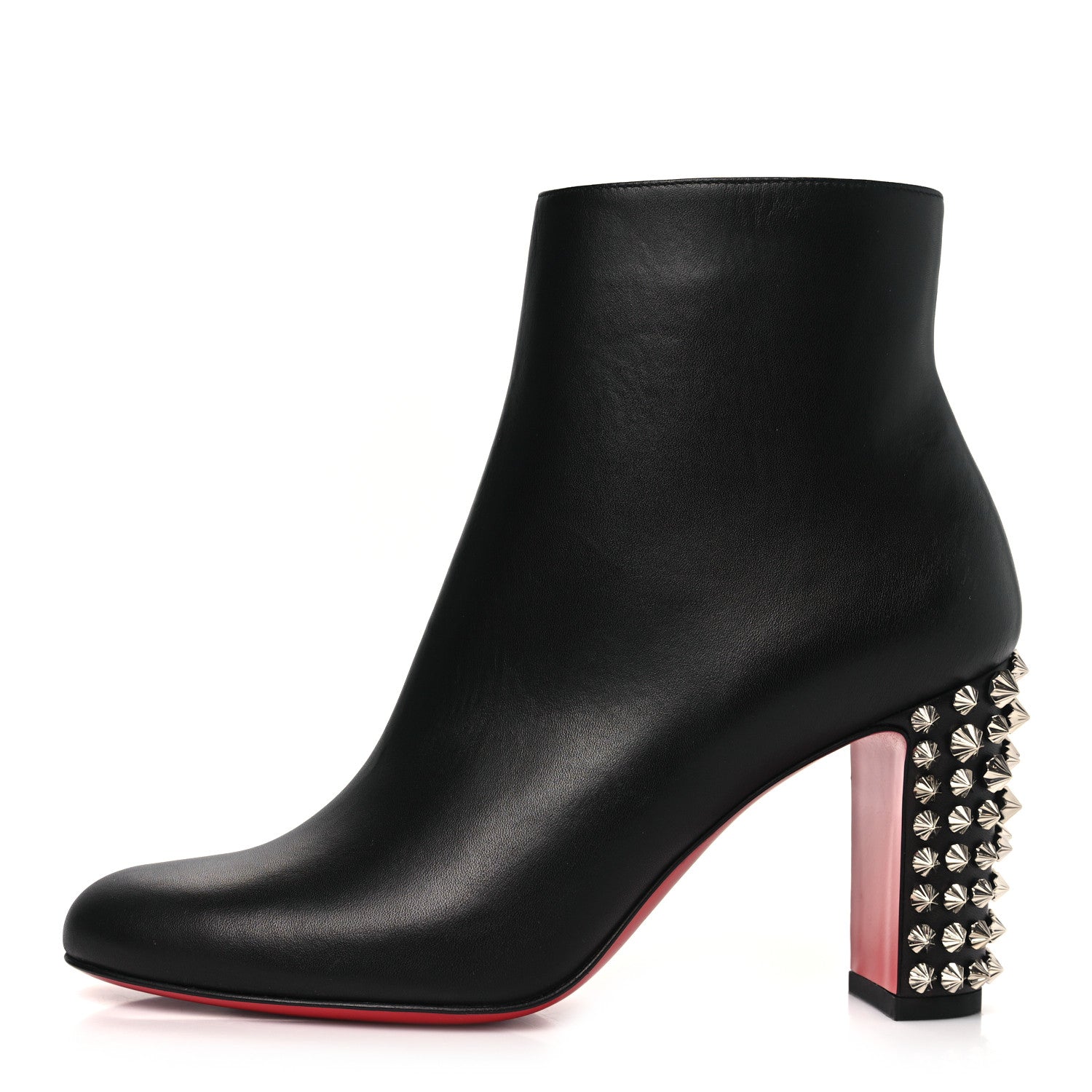 Christian Louboutin Smooth Calfskin Suzi Folk 85 Ankle Boots 36 Black 1 of 9