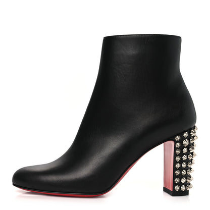 Christian Louboutin Smooth Calfskin Suzi Folk 85 Ankle Boots 36 Black 1 of 9