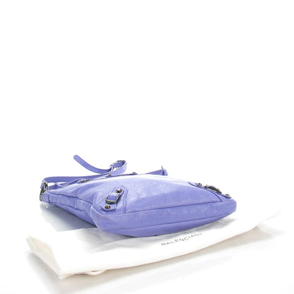 Balenciaga Agneau Classic Hardware Flat Crossbody Mauve 4 of 7