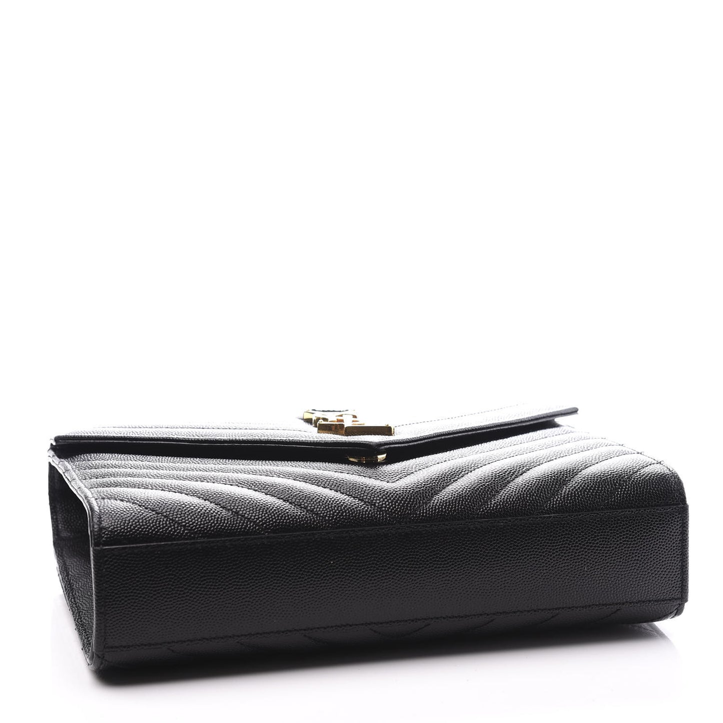 Grain De Poudre Matelasse Chevron Medium Monogram Satchel Black