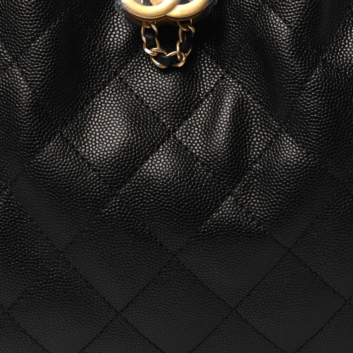Caviar Quilted Small Chanel 25 Handbag Black