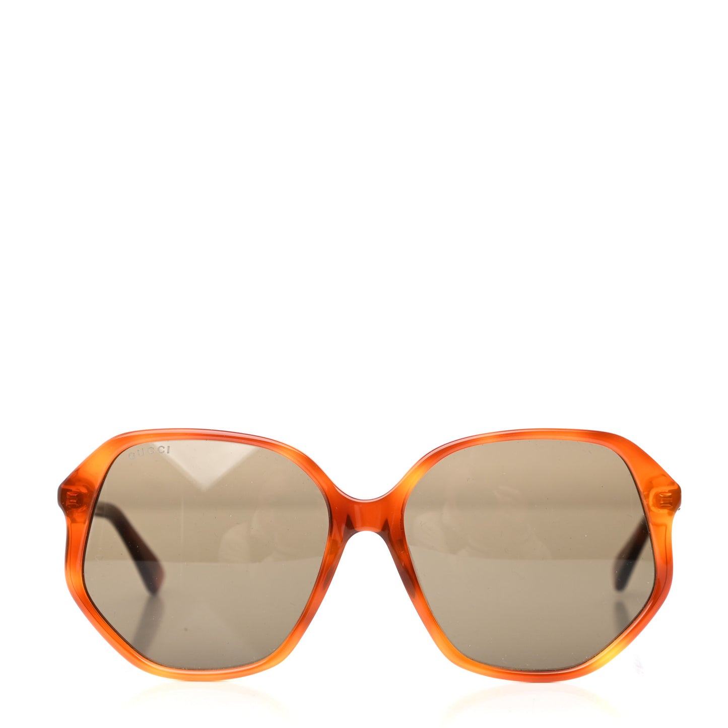 Acetate Round Sunglasses GG0258SA Tortoise