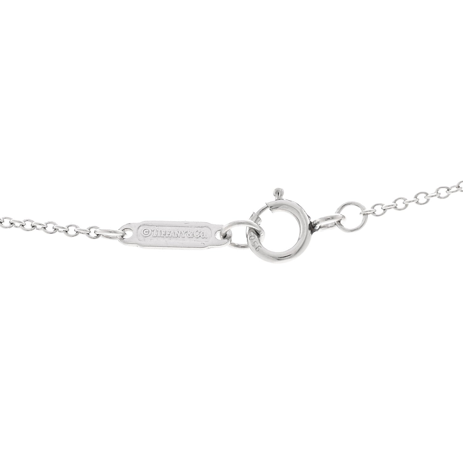 Tiffany Platinum Diamond Victoria Bow Necklace 4 of 5