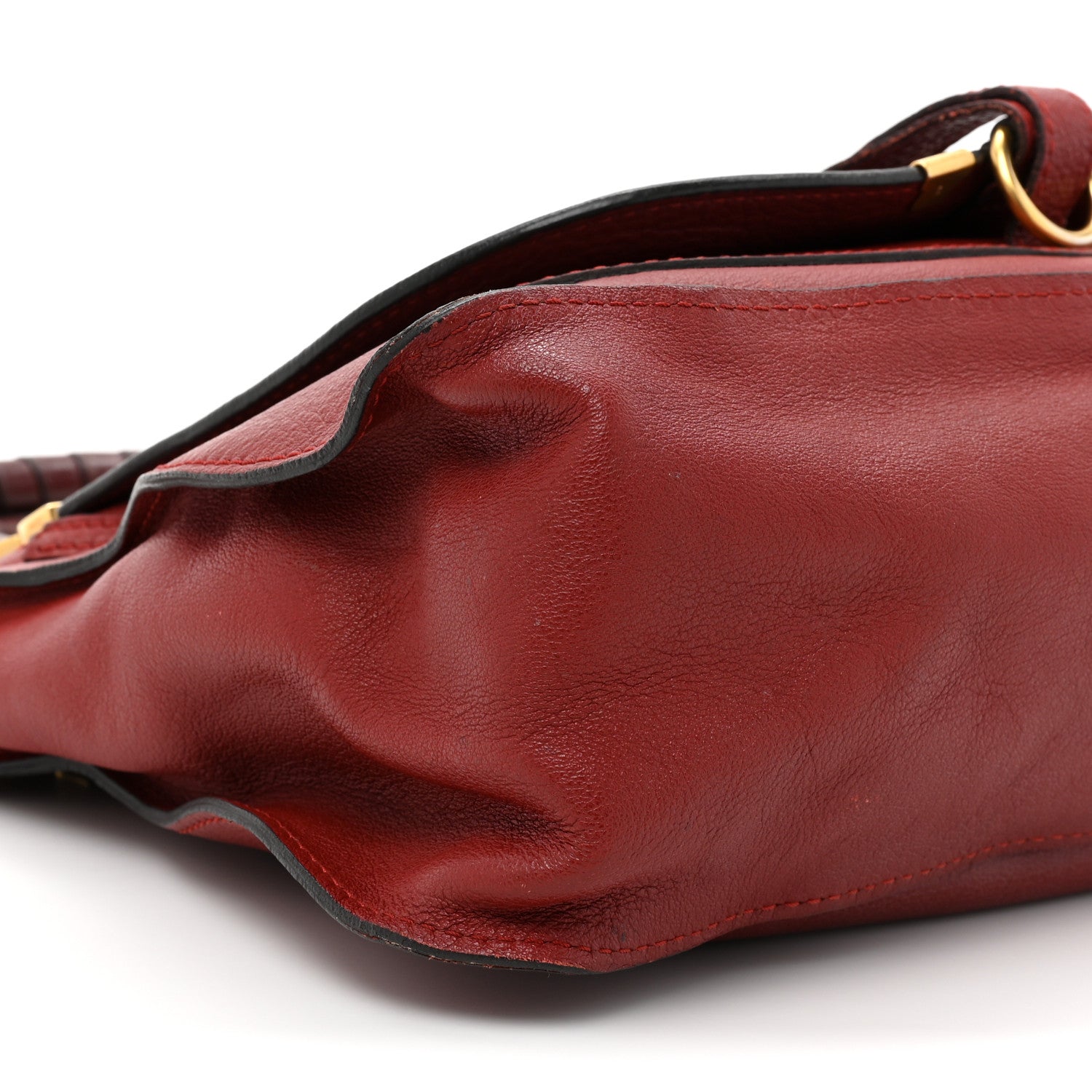 Chloe Calfskin Medium Marcie Satchel Garnet 8 of 13