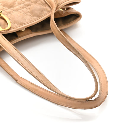 Christian Dior Coated Canvas Cannage Medium Panarea Tote Beige 12 of 12