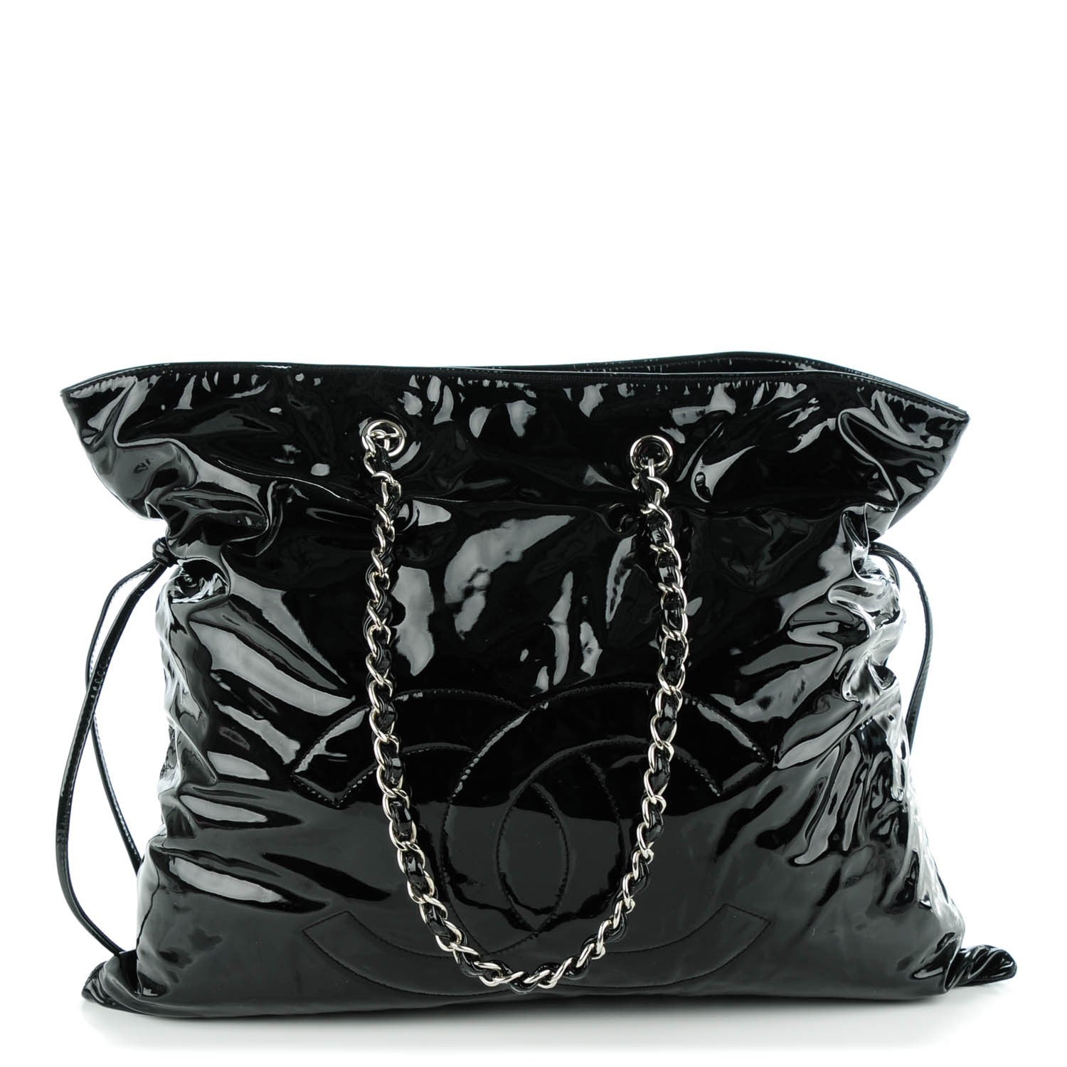 Chanel Patent Bonbons Shopper Tote Black 1 of 6