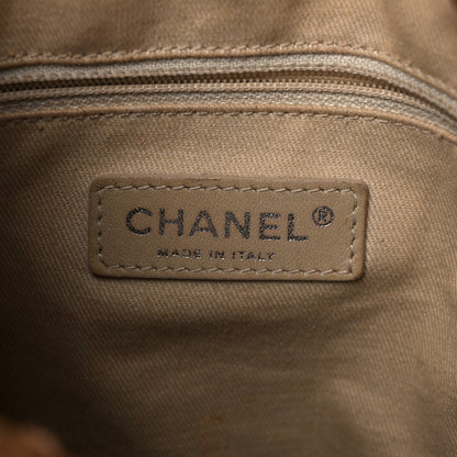 Chanel Lambskin Stitched Expandable Tote Beige 7 of 33