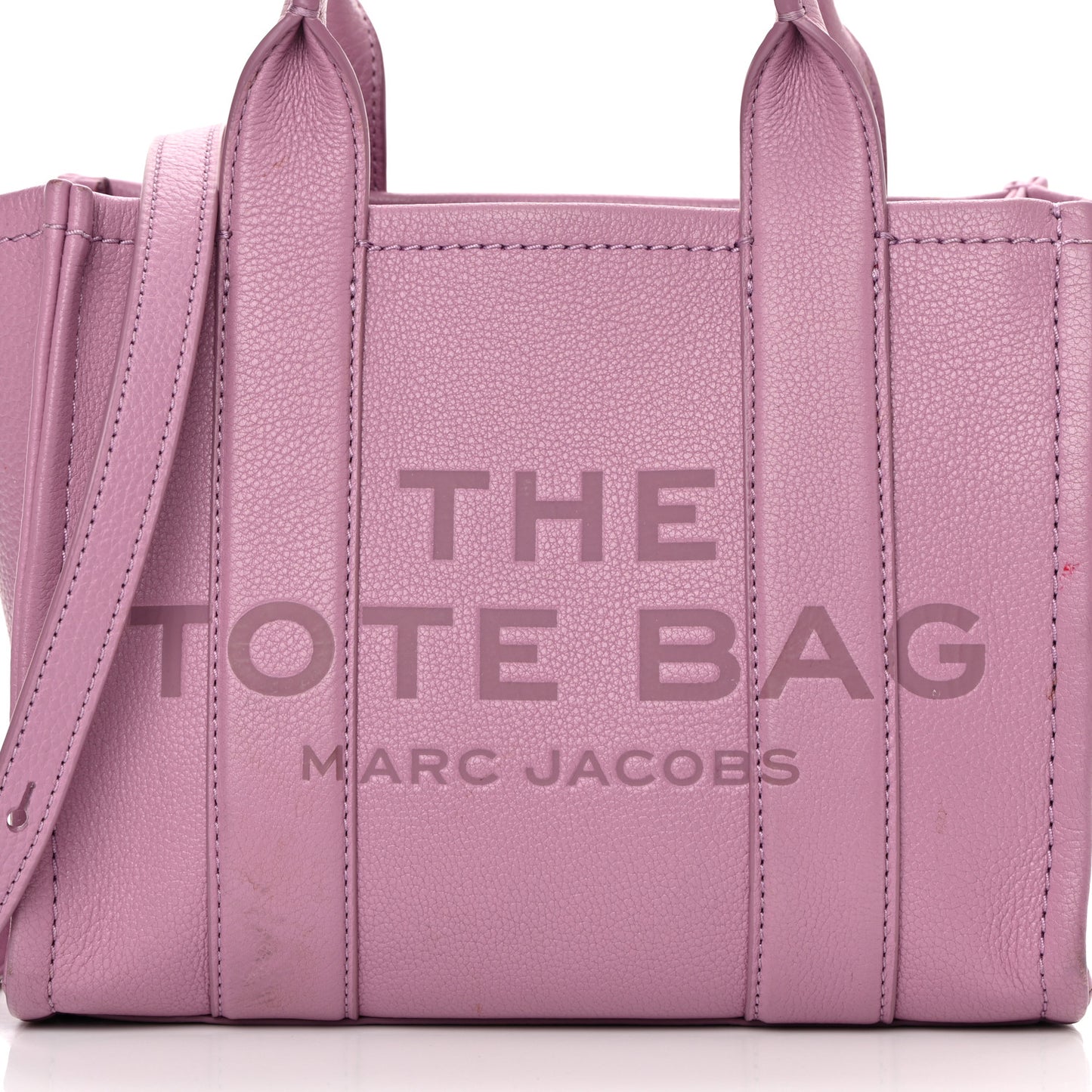 Grained Calfskin Small The Tote Bag Orchid Haze