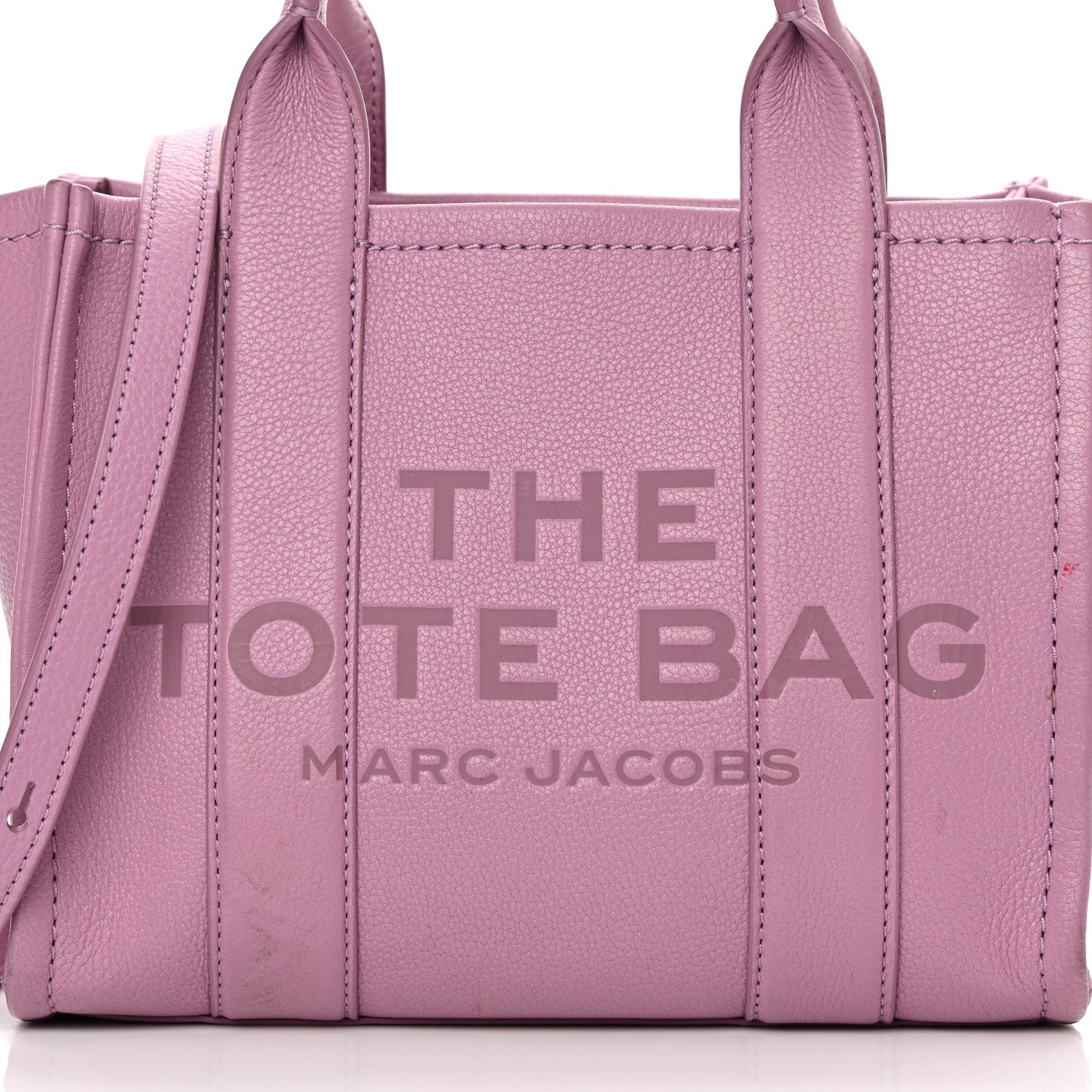 Marc Jacobs Grained Calfskin Small The Tote Bag Orchid Haze 12 of 25