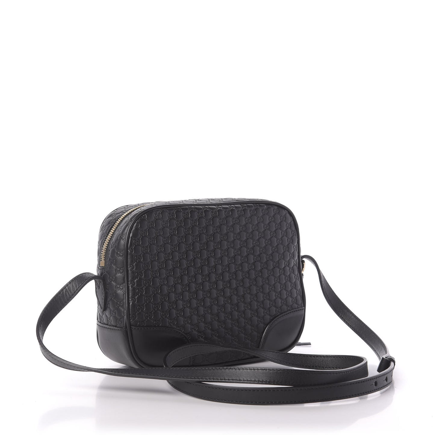 Microguccissima Mini Bree Messenger Bag Black