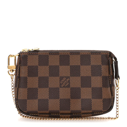 Louis Vuitton Damier Ebene Mini Pochette Accessories 1 of 8