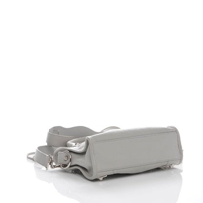 Balenciaga Chevre Silver Metallic Edge Hardware Classic Hardware Mini City Gris Glace 4 of 7
