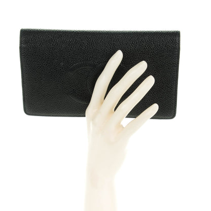 Chanel Caviar Timeless CC Yen Wallet Black 2 of 8