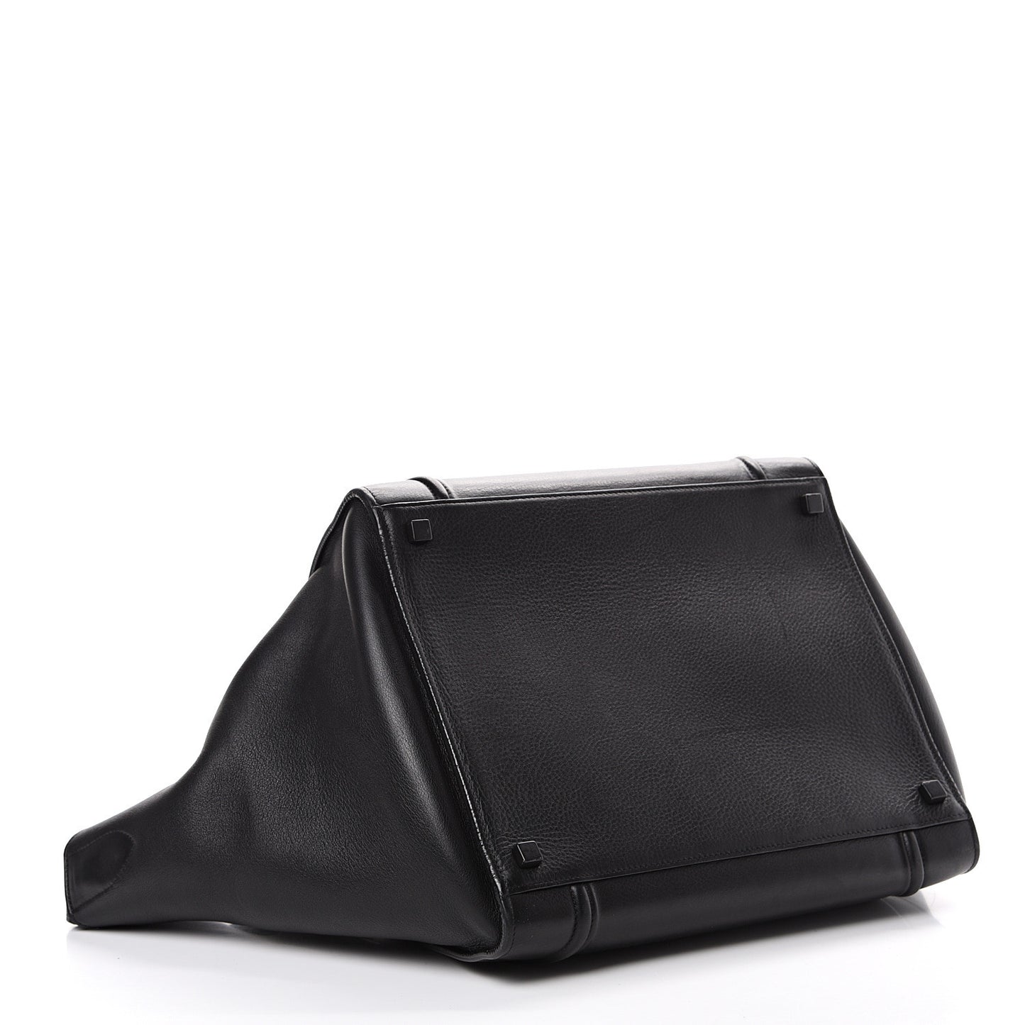 Supple Calfskin Medium Phantom Luggage Black