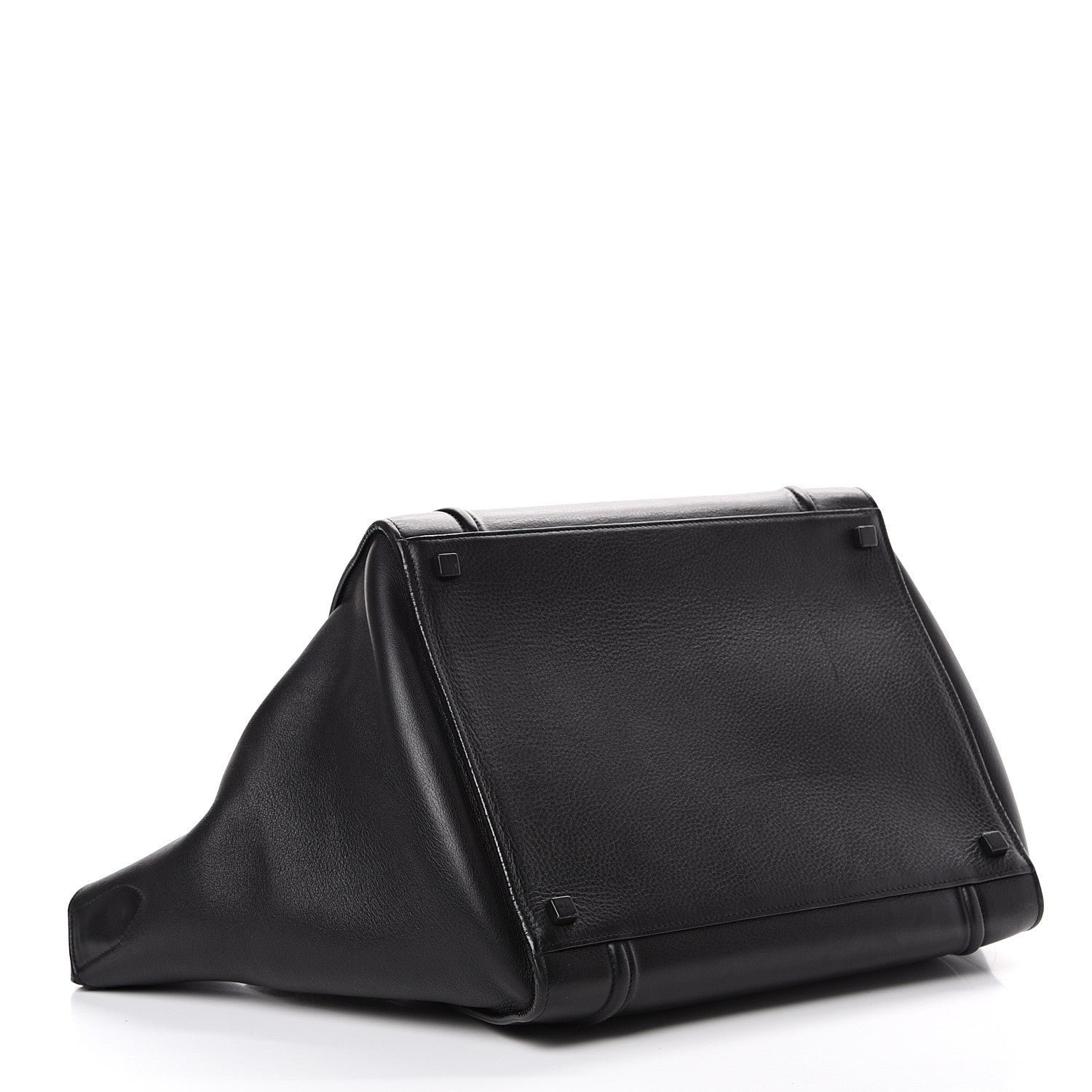 Celine Supple Calfskin Medium Phantom Luggage Black 3 of 17