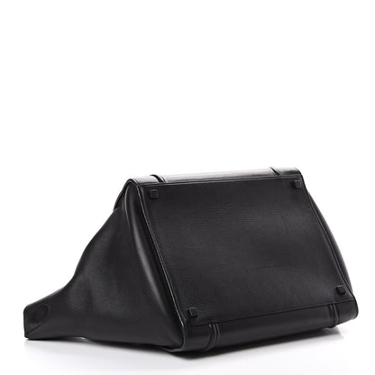Celine Supple Calfskin Medium Phantom Luggage Black 3 of 17