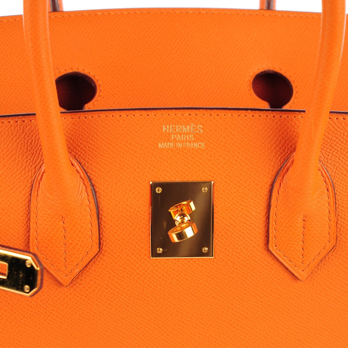 Epsom Birkin 35 Orange