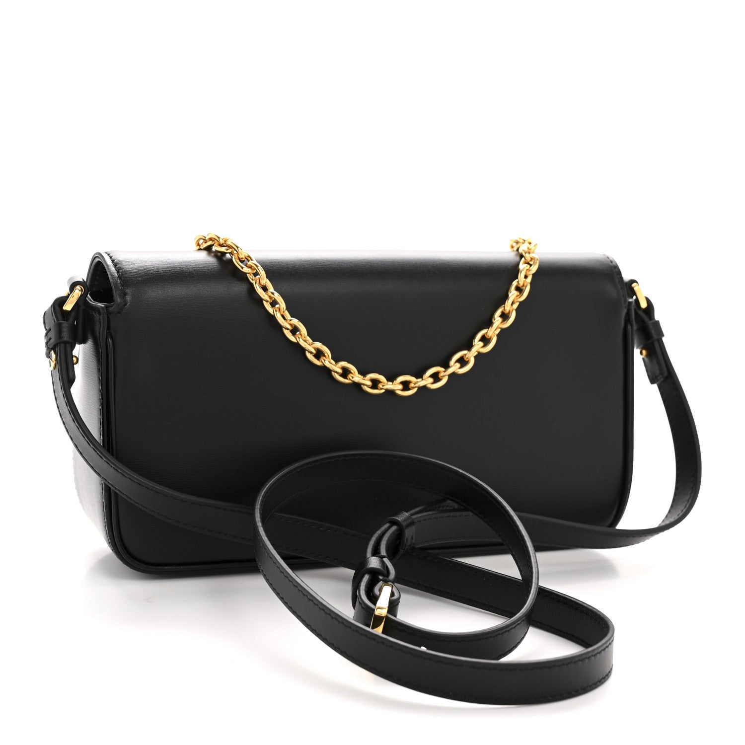 Christian Dior Box Calfskin 30 Montaigne Avenue East West Mini Bag Black 3 of 13