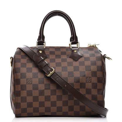 Louis Vuitton Damier Ebene Speedy Bandouliere 25 1 of 10