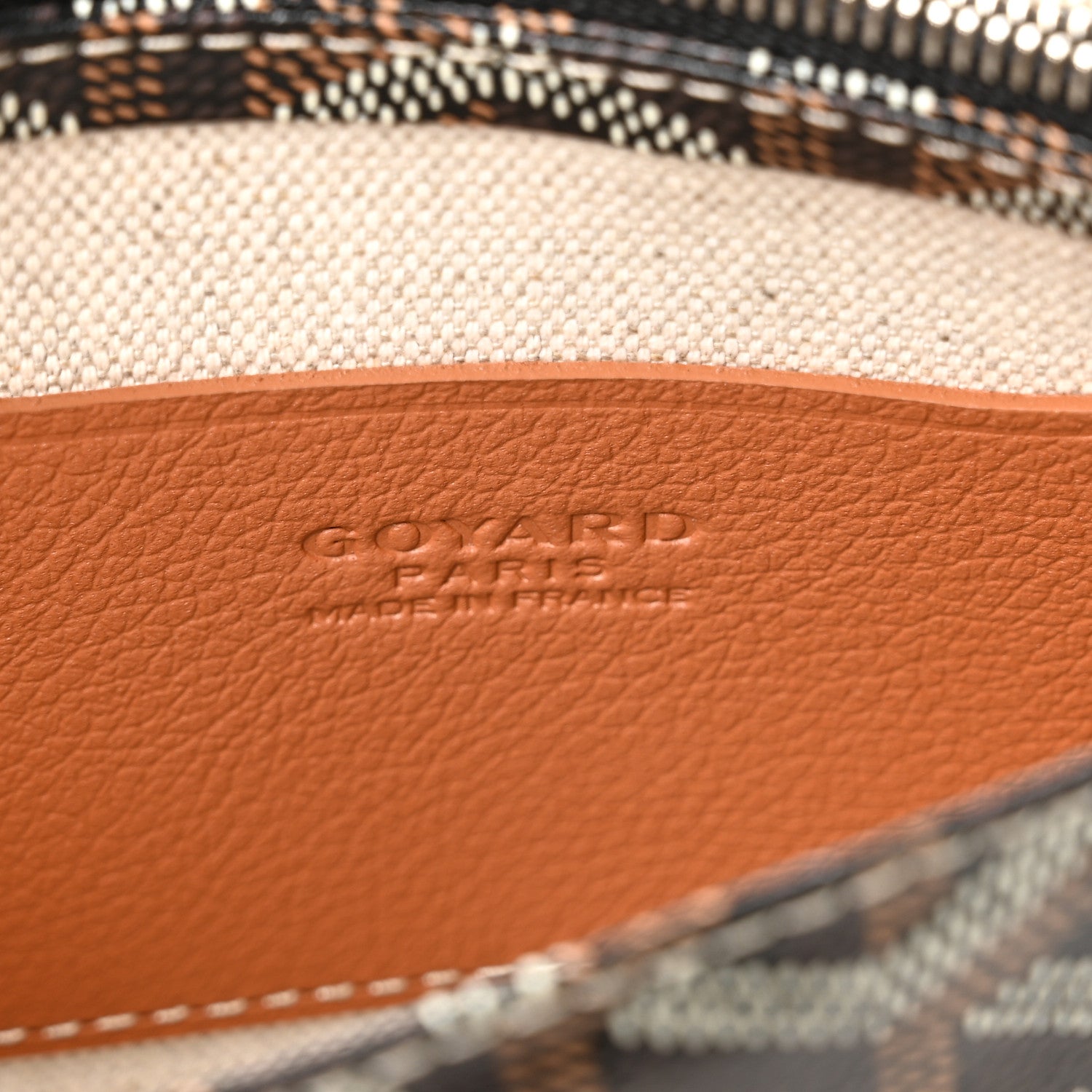 Goyard Goyardine Plumet Wallet Clutch Black Gold 6 of 10