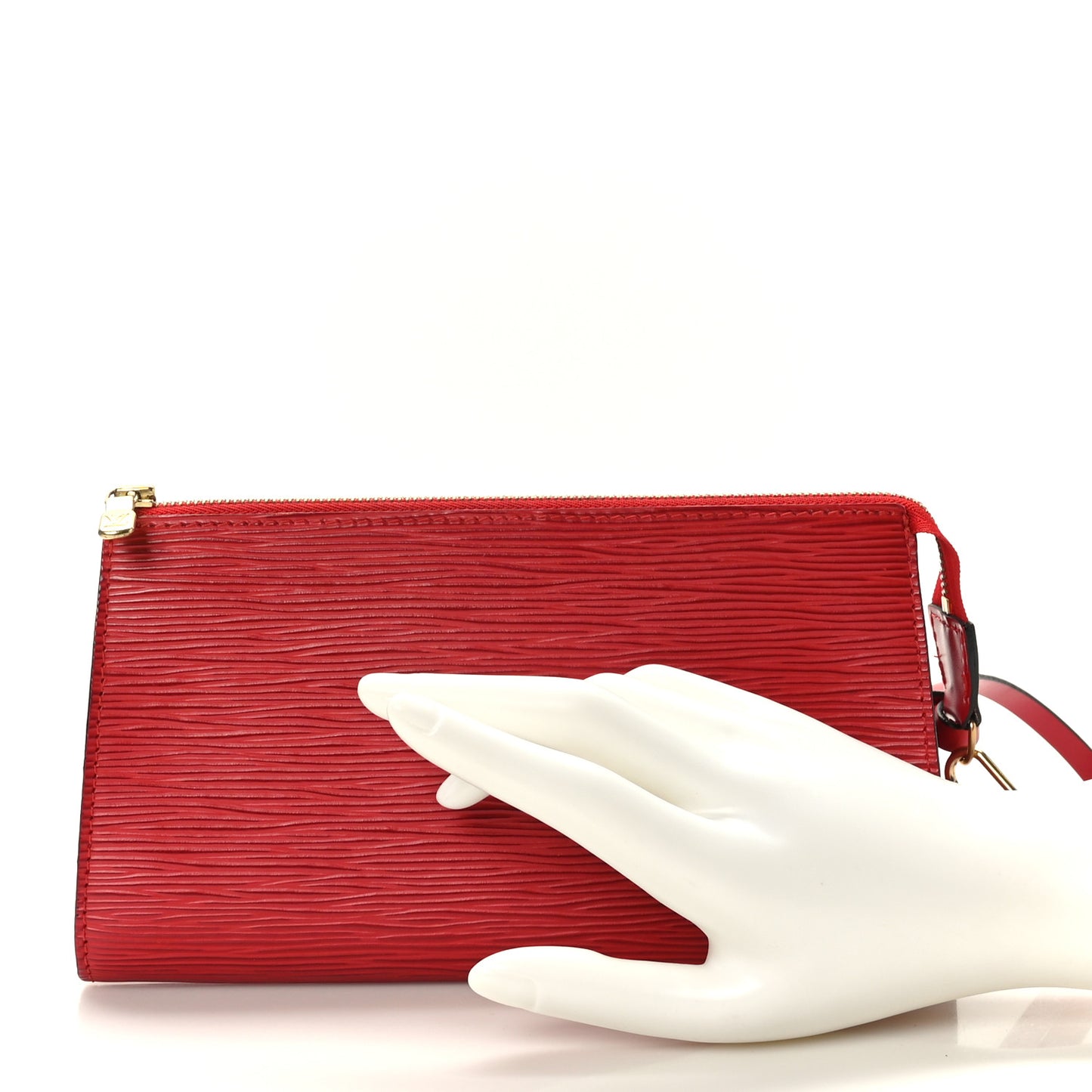 Epi Pochette Accessories 21 Castillan Red