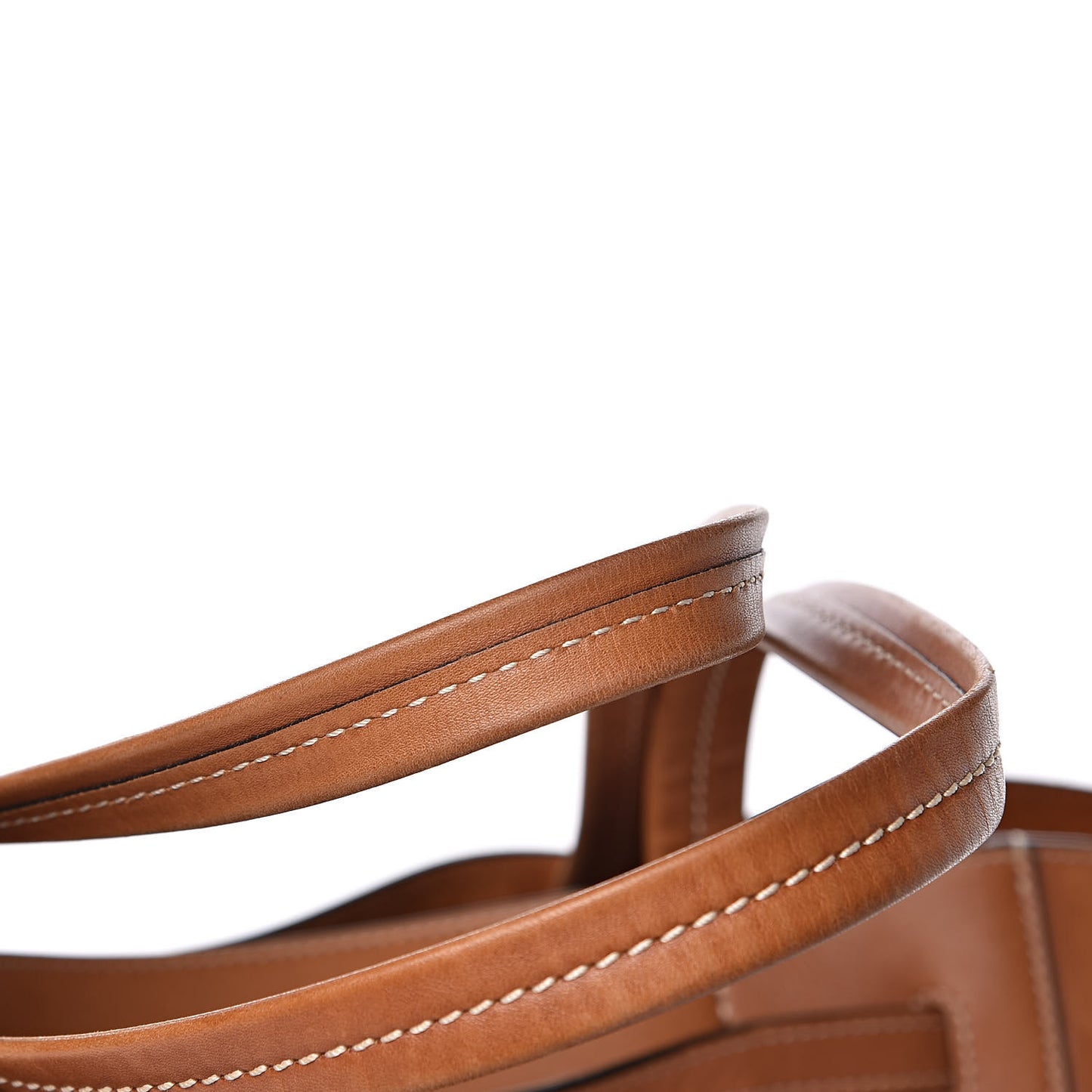 Smooth Calfskin Medium Belt Cabas Phantom Brown