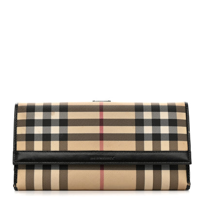 Burberry House Check Continental Wallet Black 1 of 10