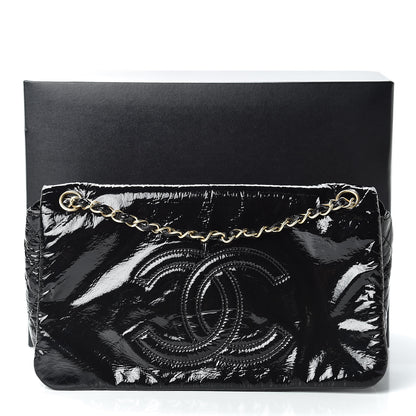 Chanel Vinyl Medium Rock and Chain Flap Black 15 of 15