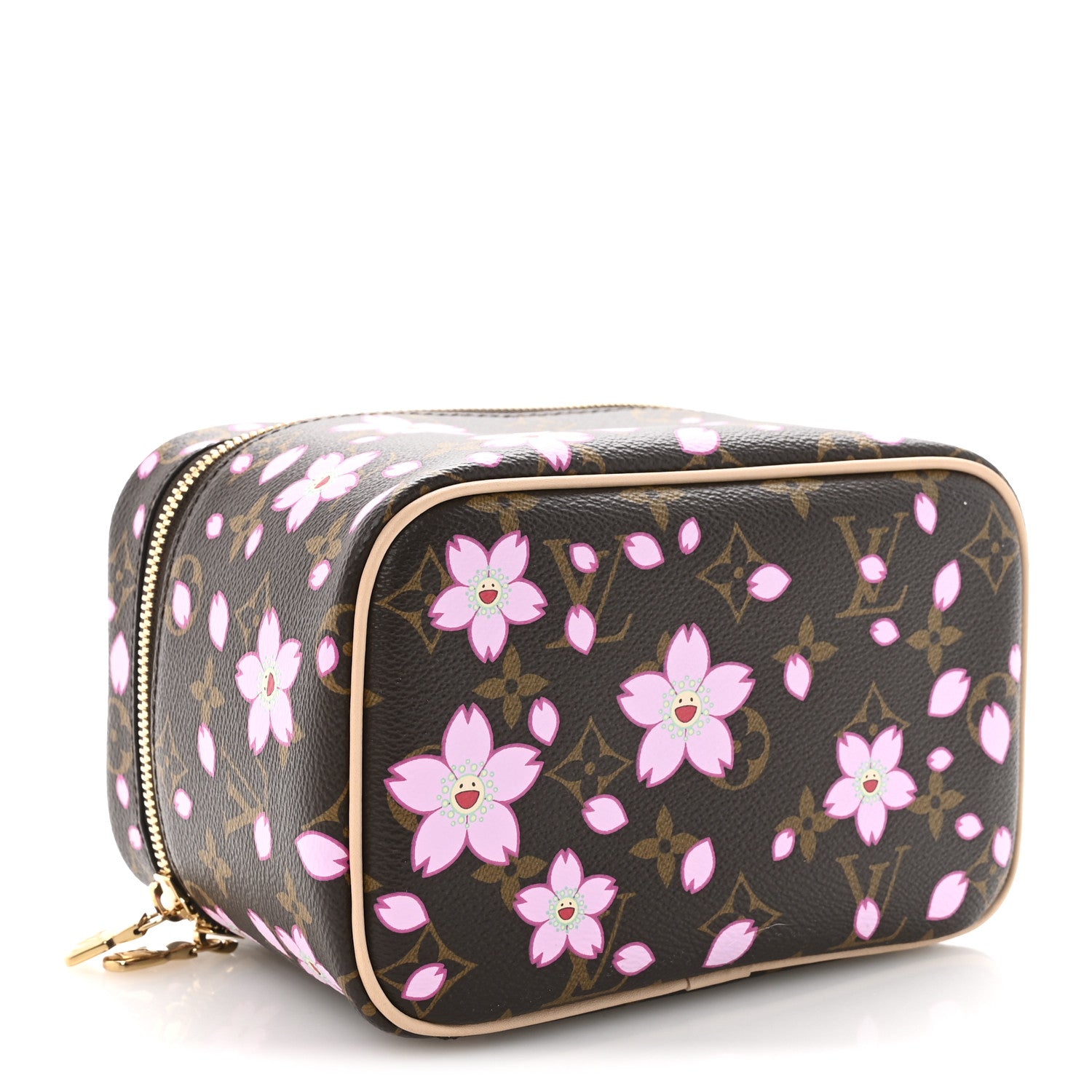 Louis Vuitton LV X TM Monogram Cherry Blossom Nice Mini Sakura Brown 4 of 7
