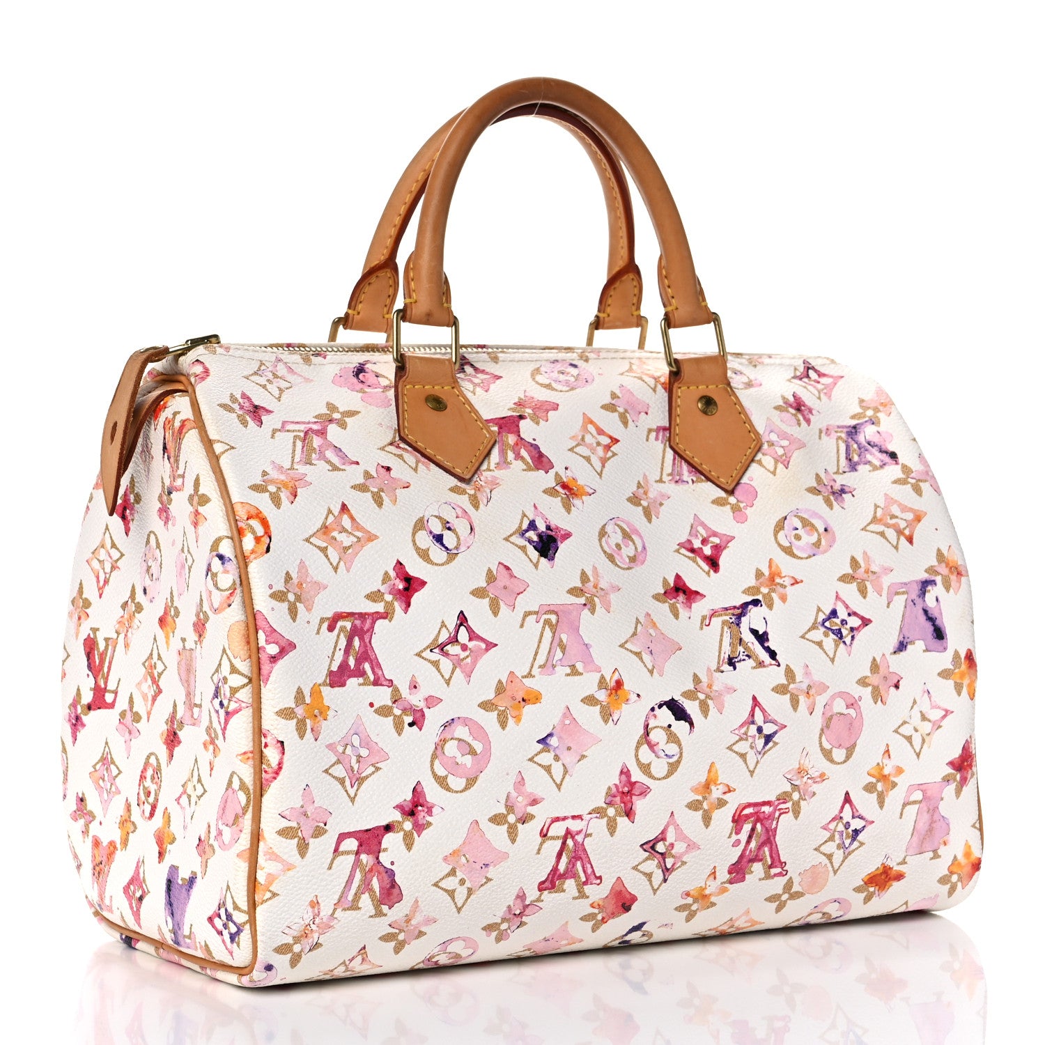 Louis Vuitton Watercolor Aquarelle Speedy 30 White 3 of 18