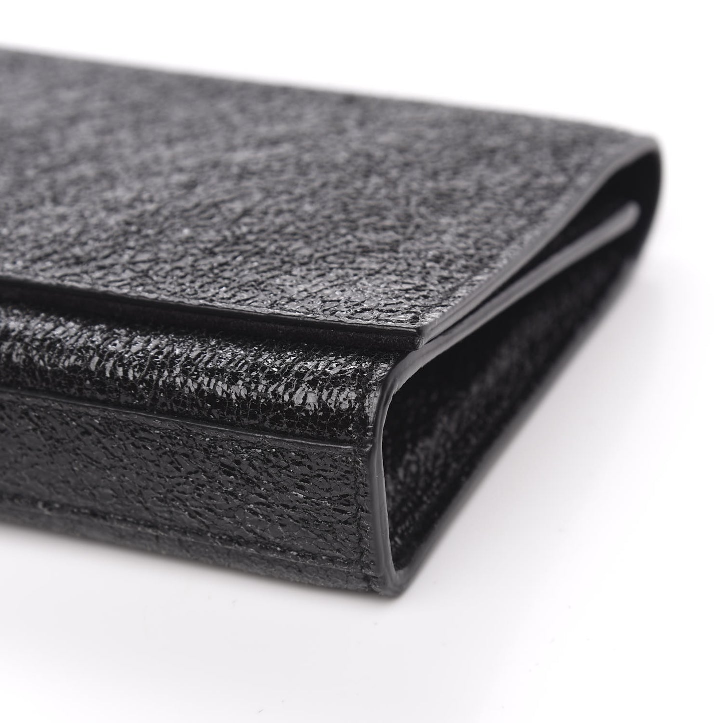 Glitter Classic Monogram Cassandre Tassel Clutch Black