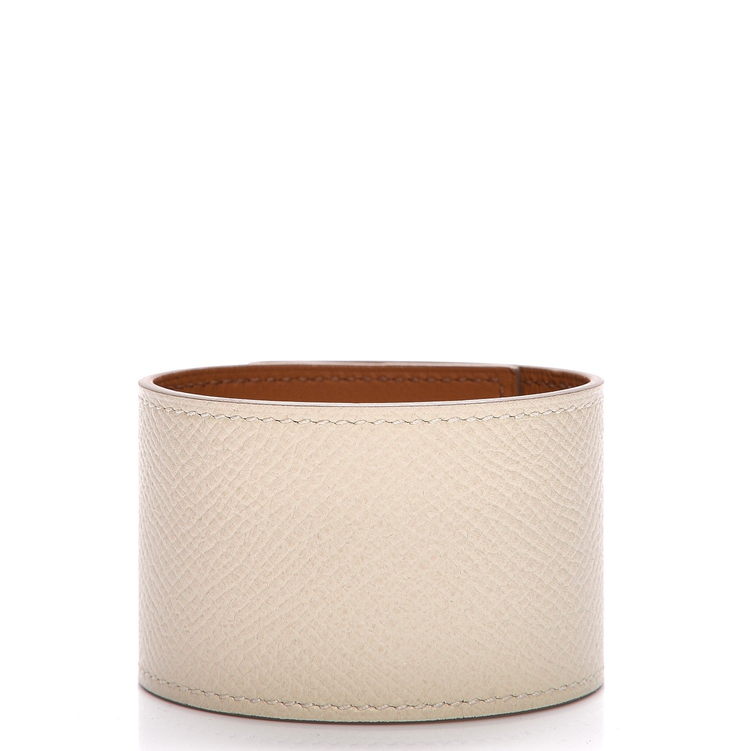 Hermes Epsom Curiosite Bracelet S Craie 3 of 7