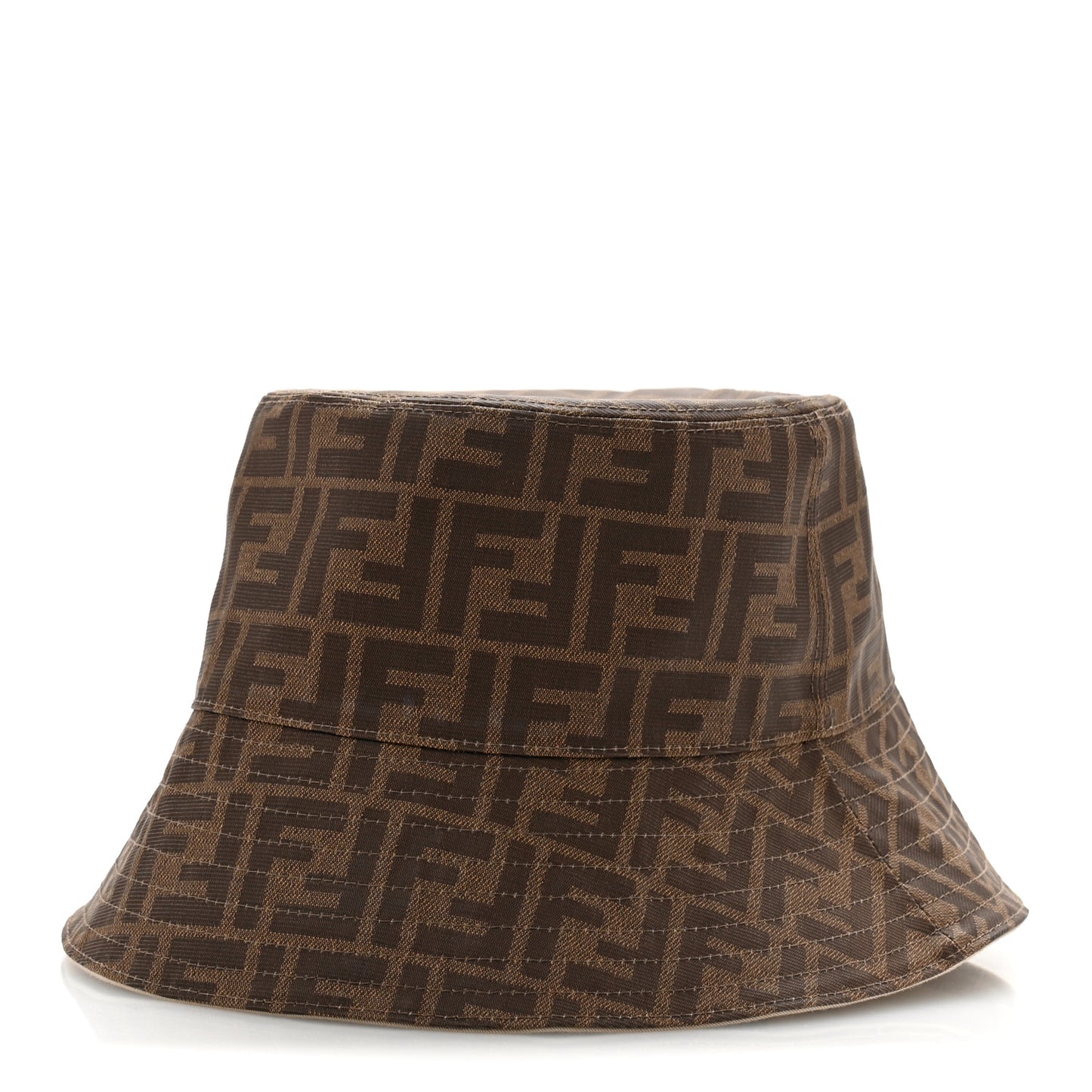 Technical Fabric FF Reversible Bucket Hat S Tobacco Beige