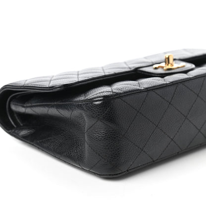 Chanel Caviar Quilted Medium Double Flap Black 6 of 10