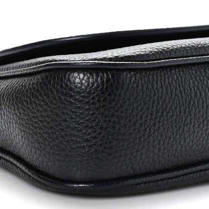 Gucci Pebbled Calfskin Medium Soho Flap Crossbody Black 5 of 9