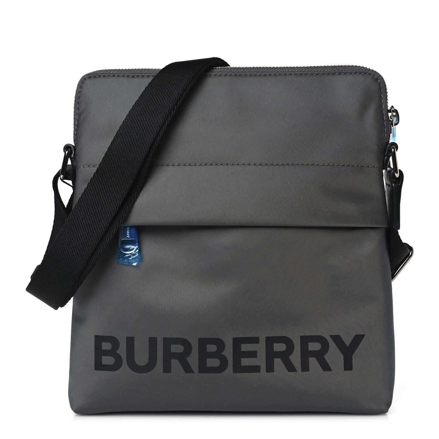 Nylon Neo Crossbody Bag Charcoal Grey