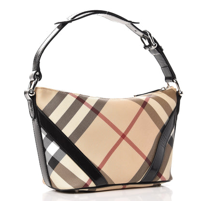 Burberry Small Nova Check Buckle Hobo 3 of 9