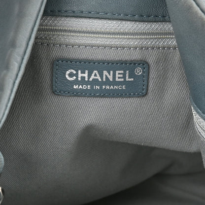 Chanel Lambskin Sensual Hobo Blue 6 of 10