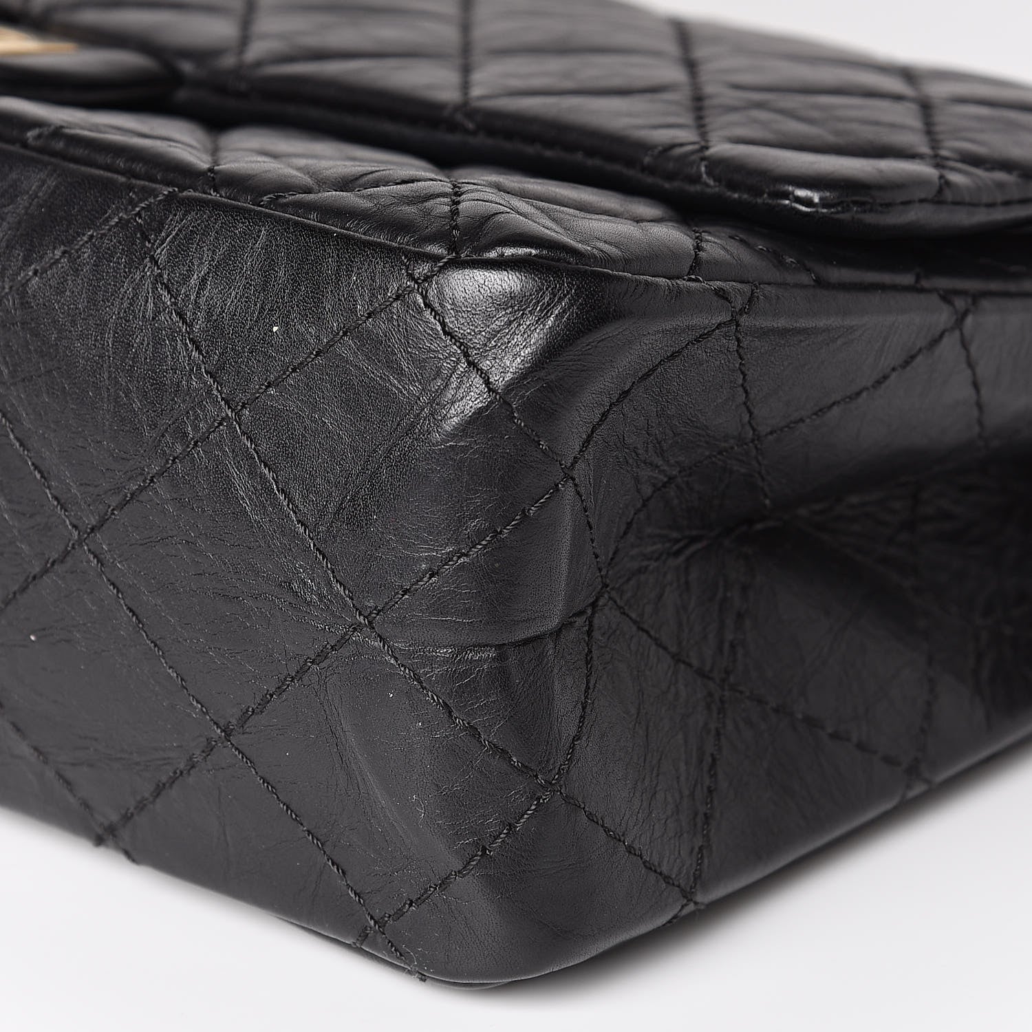 Chanel Aged Calfskin Quilted 2.55 Reissue 226 Flap Black 10 of 13
