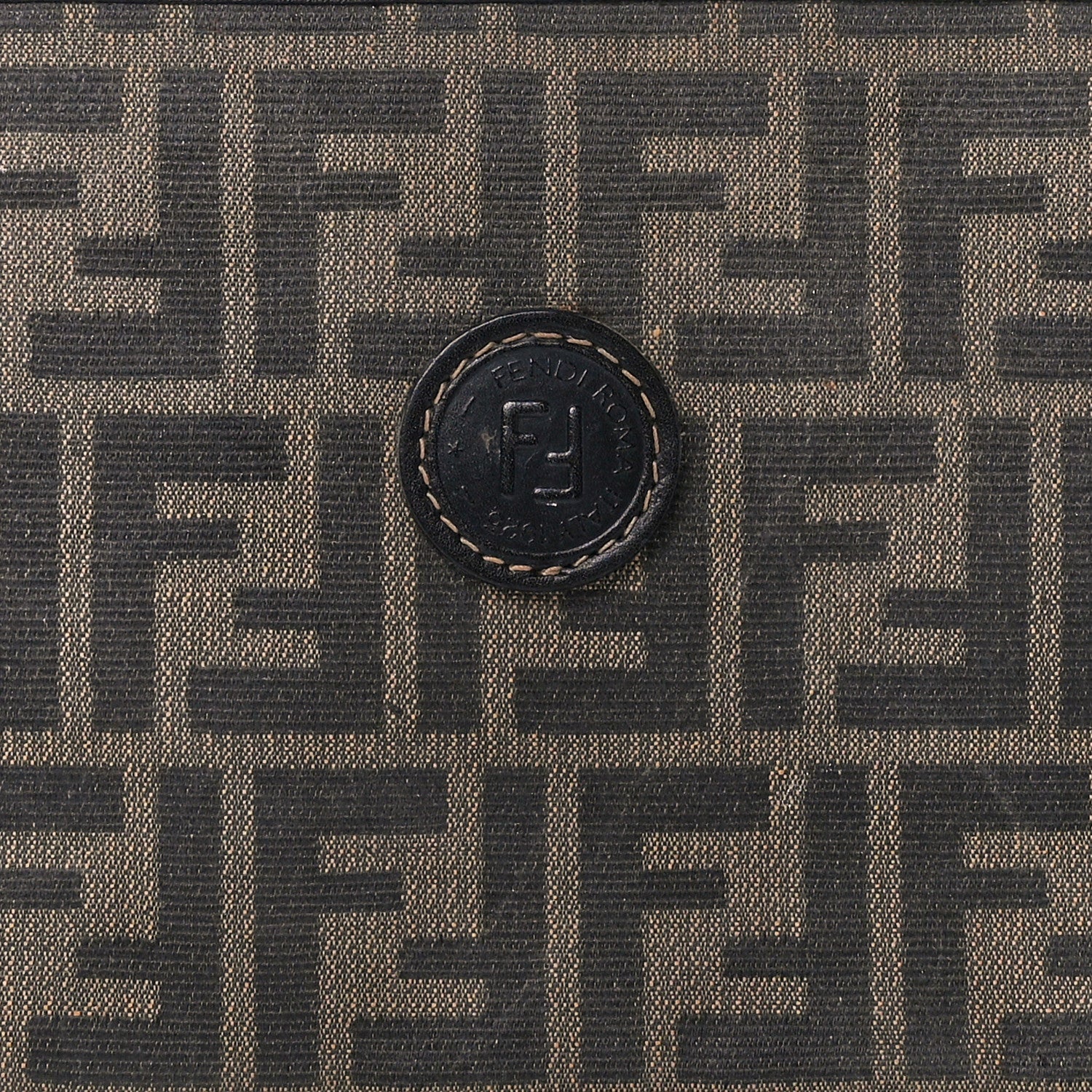 Fendi Zucca Zip Pouch Tobacco 8 of 14