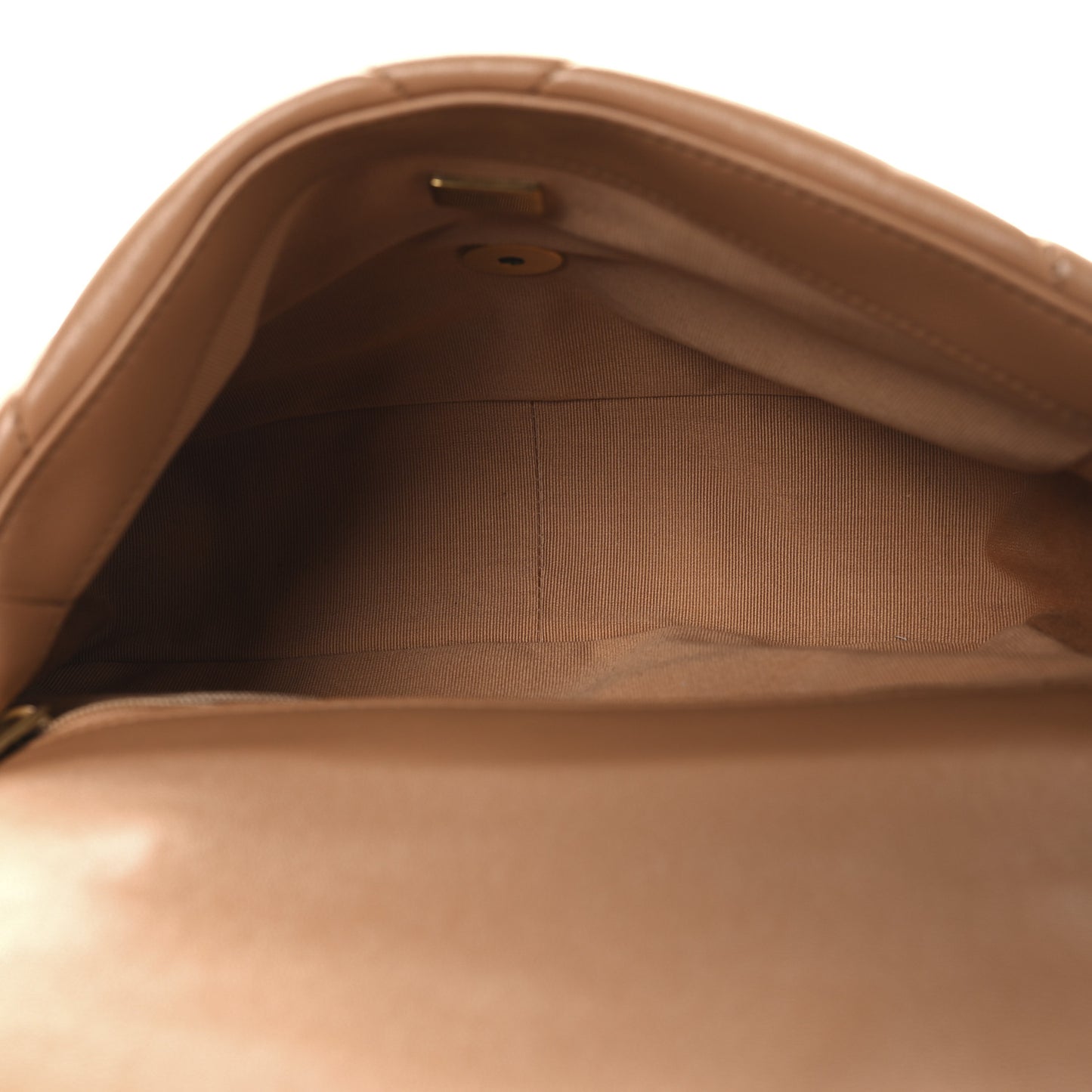 Lambskin Quilted Medium Chanel 19 Flap Brown