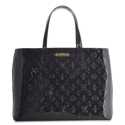 Louis Vuitton Vernis Wilshire MM Blue Infini 1 of 7