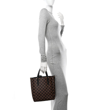 Louis Vuitton Damier Ebene Belmont PM Black 2 of 9
