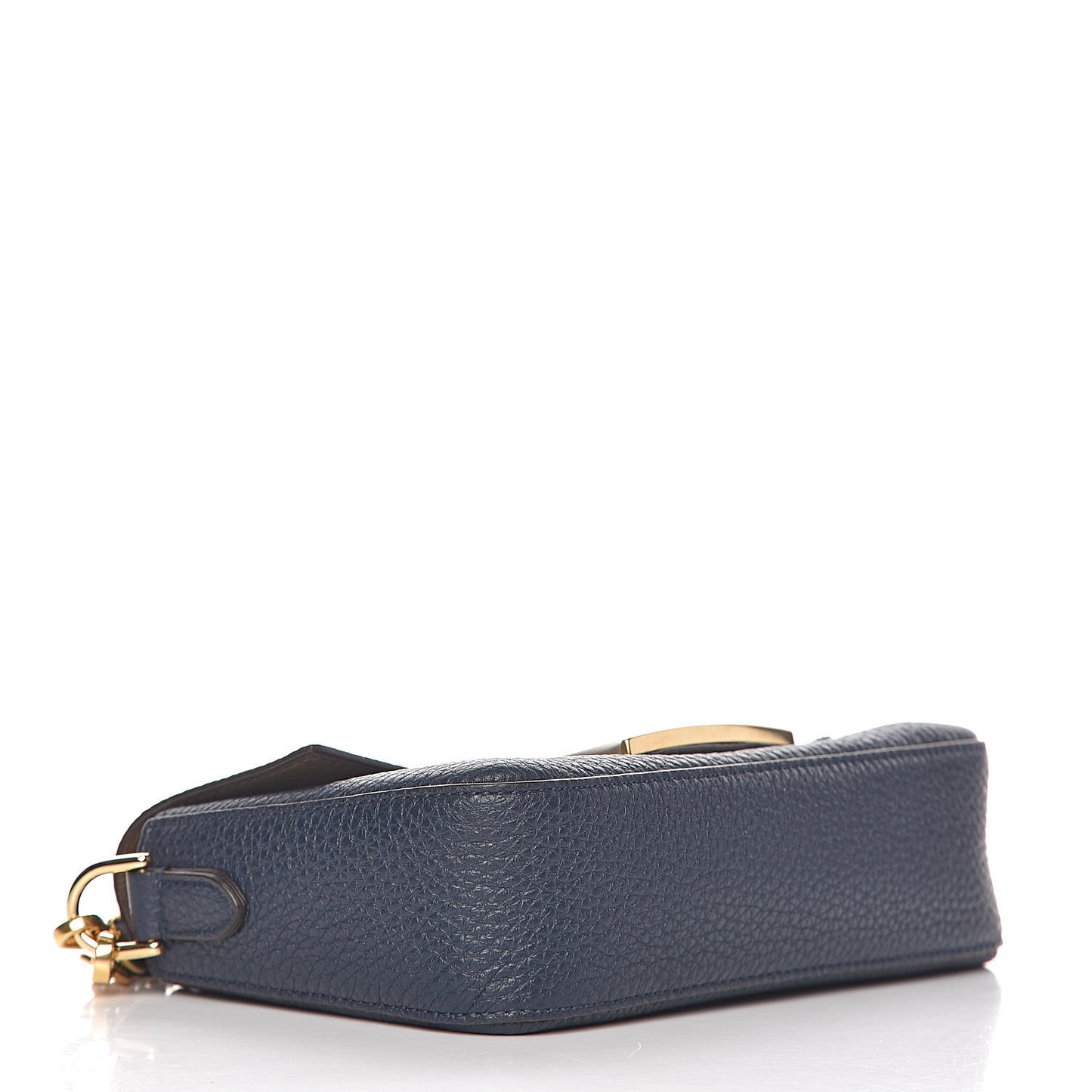 Cuoio Romano Mini Baguette Indaco