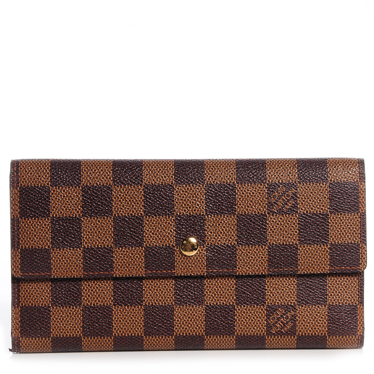 Louis Vuitton Damier Ebene Porte Tresor International Wallet 1 of 7